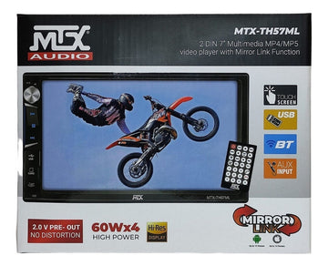 Autoestéreo 2 DIN MTX Audio MTX-TH57ML Pantalla LCD 7″ 60 Watts x 4 MirrorLink con Cámara de reversa - Audioshop México lo mejor en Car Audio en México -  MTX Audio